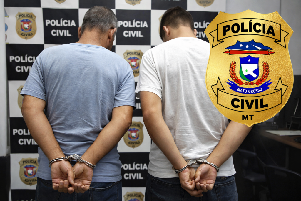Pai e filho são presos em Vila Rica após condenação por estupro de vulnerável